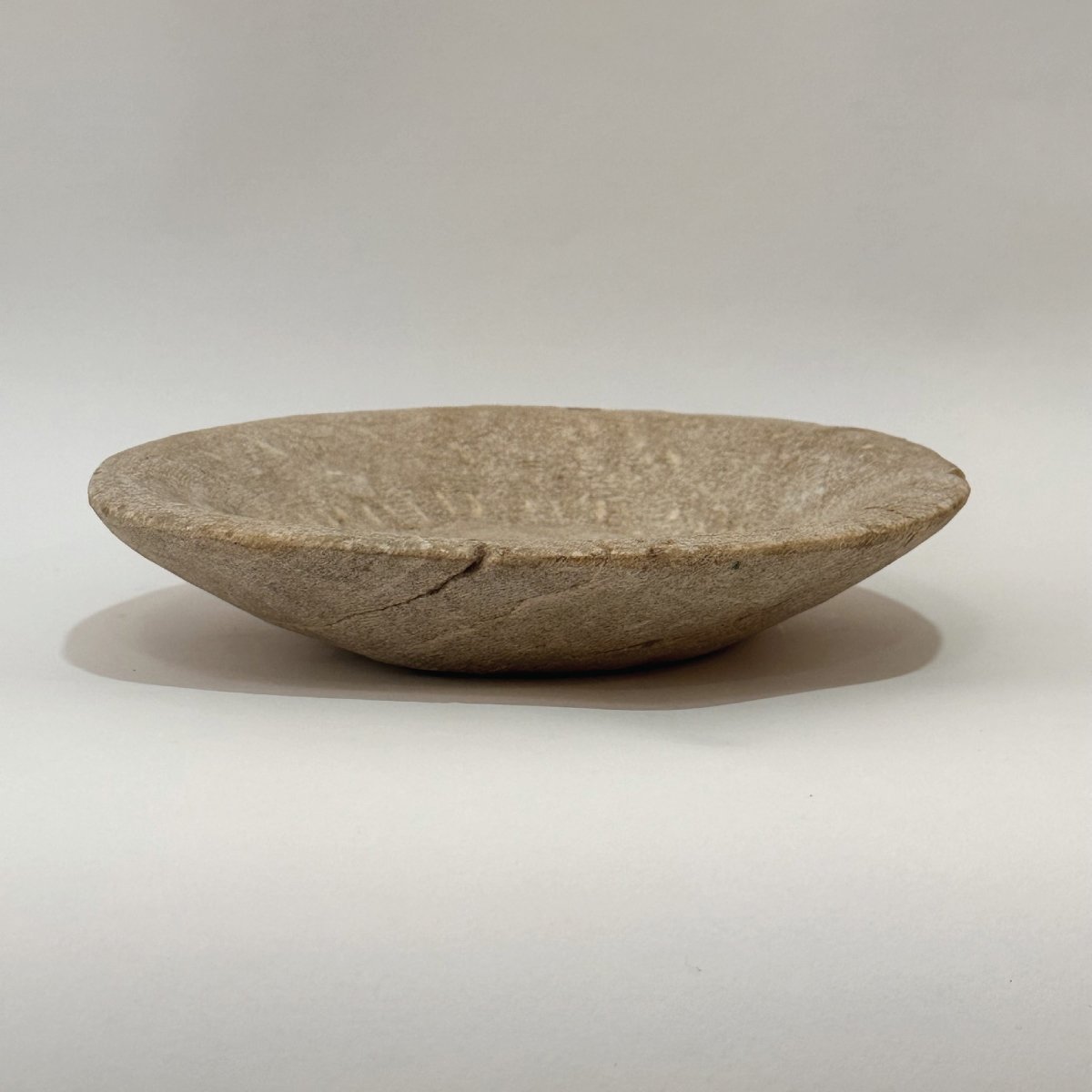 Antiqued Stone Bowl - Tan - SpaceHavenHome
