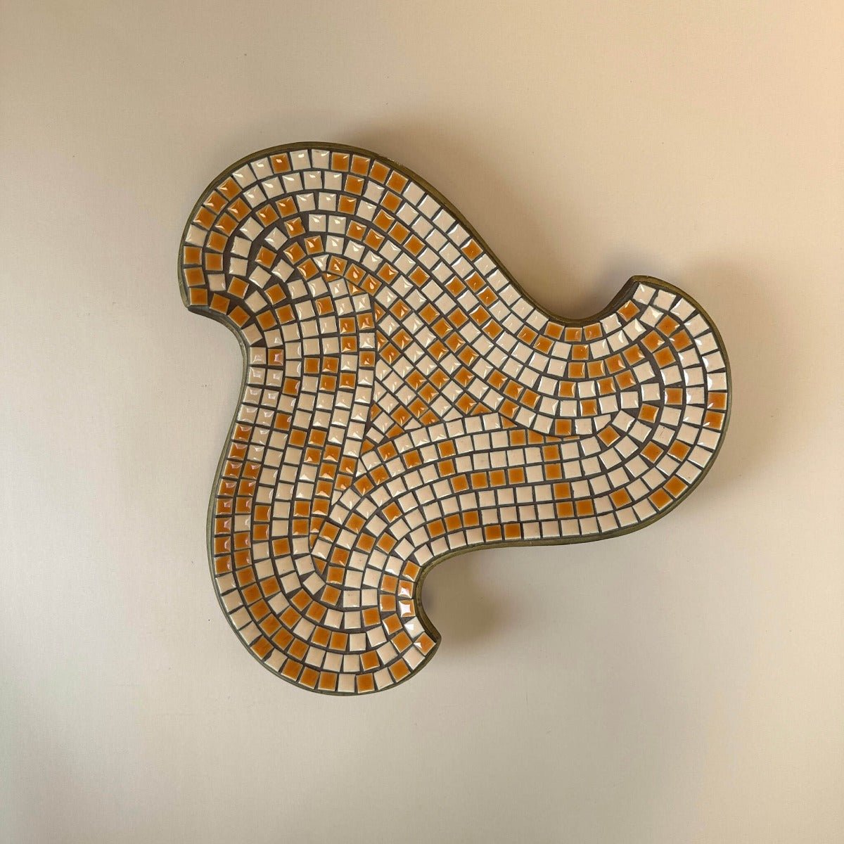 Ceramic Tiled Abstract Platter - SpaceHavenHome