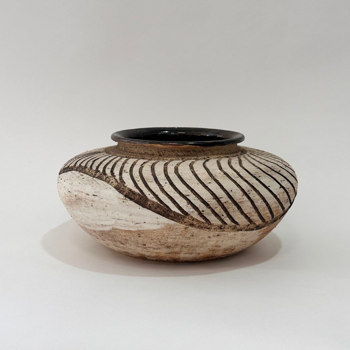 Japanese Stoneware Studio Pottery Vase - SpaceHavenHome