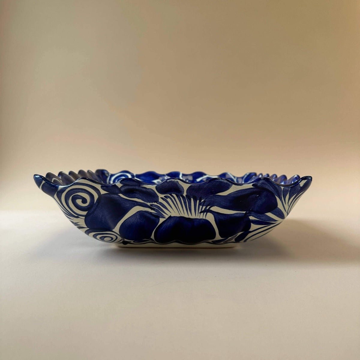 Mexican Pottery Serving Bowl - SpaceHavenHome