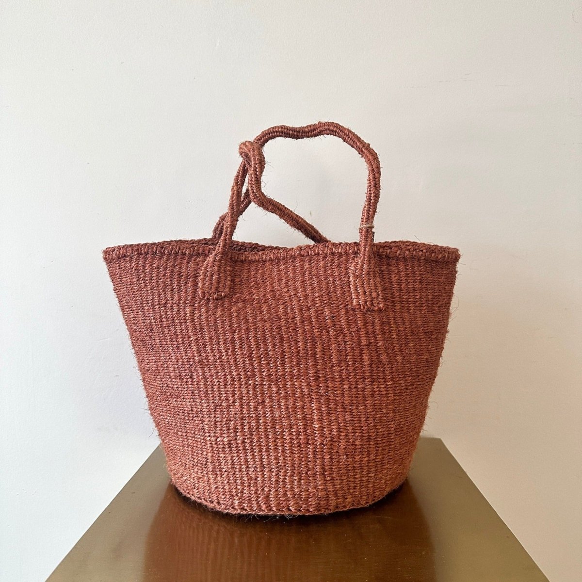 XL Sisal Tote Basket | Natural – TENZO